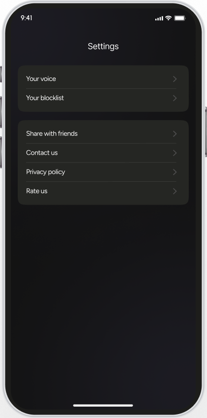 App Screen
